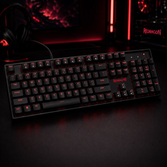 Teclado Mecânico Gamer Redragon Mitra Switch Brown Com Fio