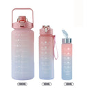 Kit 3 Garrafas de Água 2 litros 900ml 300ml