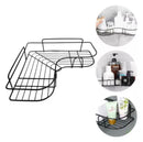 Kit 2 prateleiras com adesivo para banheiro