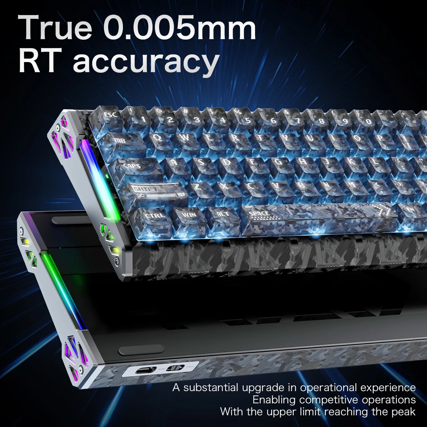 Teclado Magnético Attack Shark R68 HE