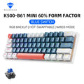 Teclado mecânico K500-B61 Machenike Mini