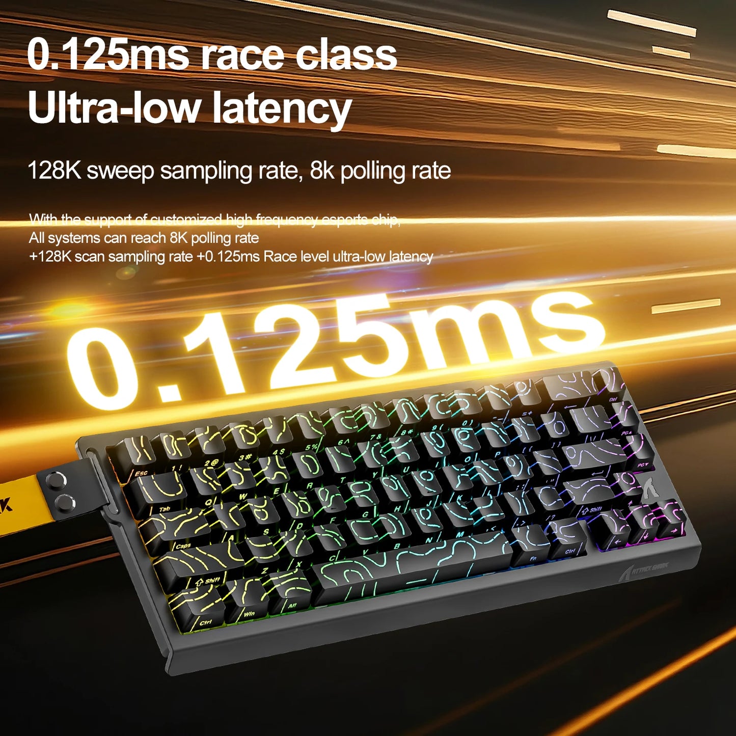 Teclado ATTACK SHARK X68HE X68Pro