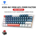 Teclado mecânico K500-B61 Machenike Mini