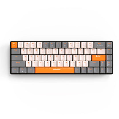 Teclado mecânico sem fio k68 mini