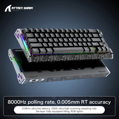 Teclado Magnético Attack Shark R68 HE