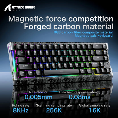Teclado Magnético Attack Shark R68 HE