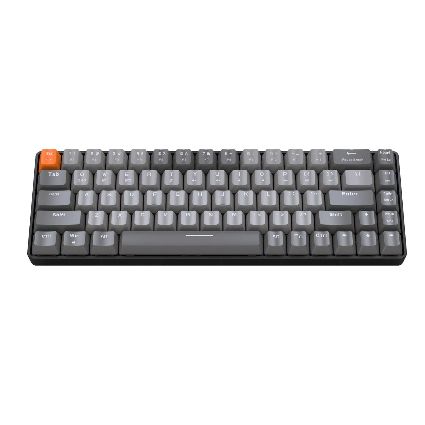 Teclado mecânico sem fio k68 mini
