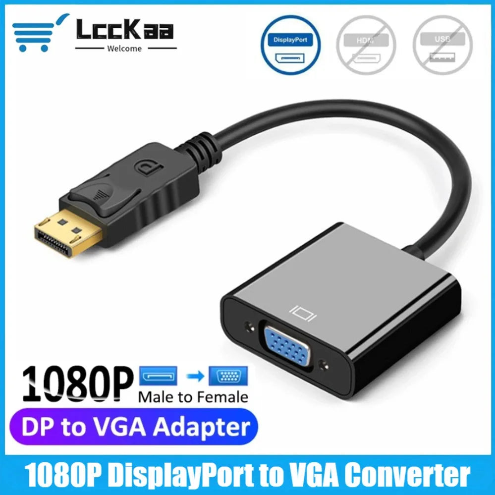 Adaptador DisplayPort para VGA