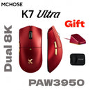 Mouse sem fio MCHOSE K7 Ultra Dual 8K