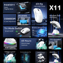 Mouse sem fio Attack Shark X11/X6/X3/R1