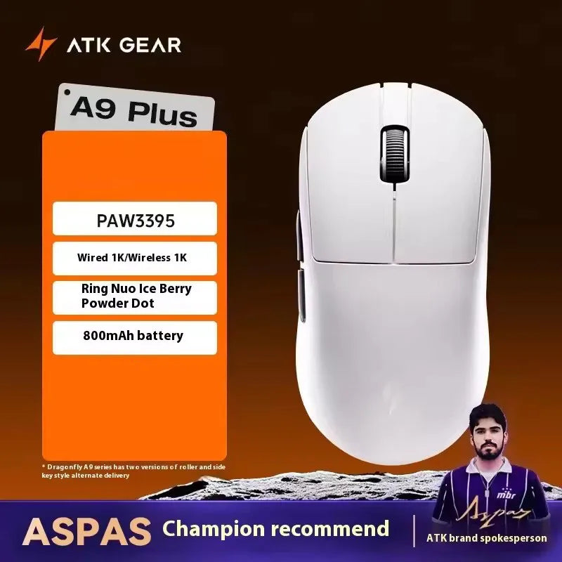 Mouse sem fio ATK Dragonfly A9 Series