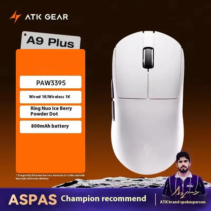 Mouse sem fio ATK Dragonfly A9 Series