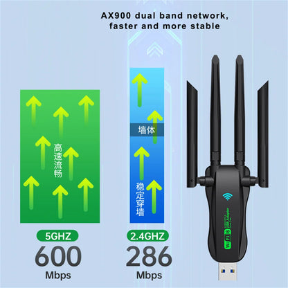 AX900 adaptador USB WIFI/Bluetooth 5.4