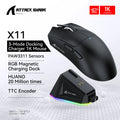 Mouse sem fio Attack Shark X11/X6/X3/R1