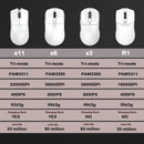 Mouse sem fio Attack Shark X11/X6/X3/R1