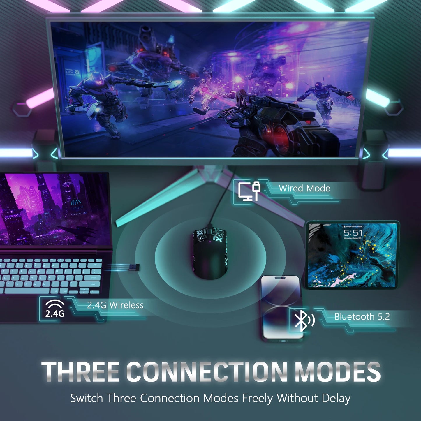Mouse ATTACK SHARK X11 Wireless