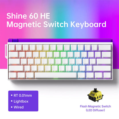 Teclado Magnético Veekos Shine60 HE