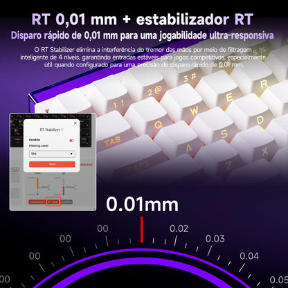 Teclado Magnético Veekos Shine60 HE