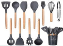 Kit cozinha 12 utensílios de silicone