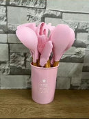 Kit cozinha 12 utensílios de silicone